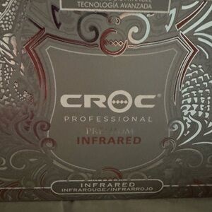 CROC Professional Premium Infrared Technology Flat Hair Iron NIB